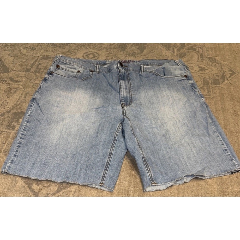 True Nation Men Big & Tall Relaxed Fit Denim Jean Shorts Sz 44